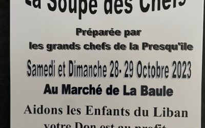 La Première soupe des Chefs de la presqu’île…